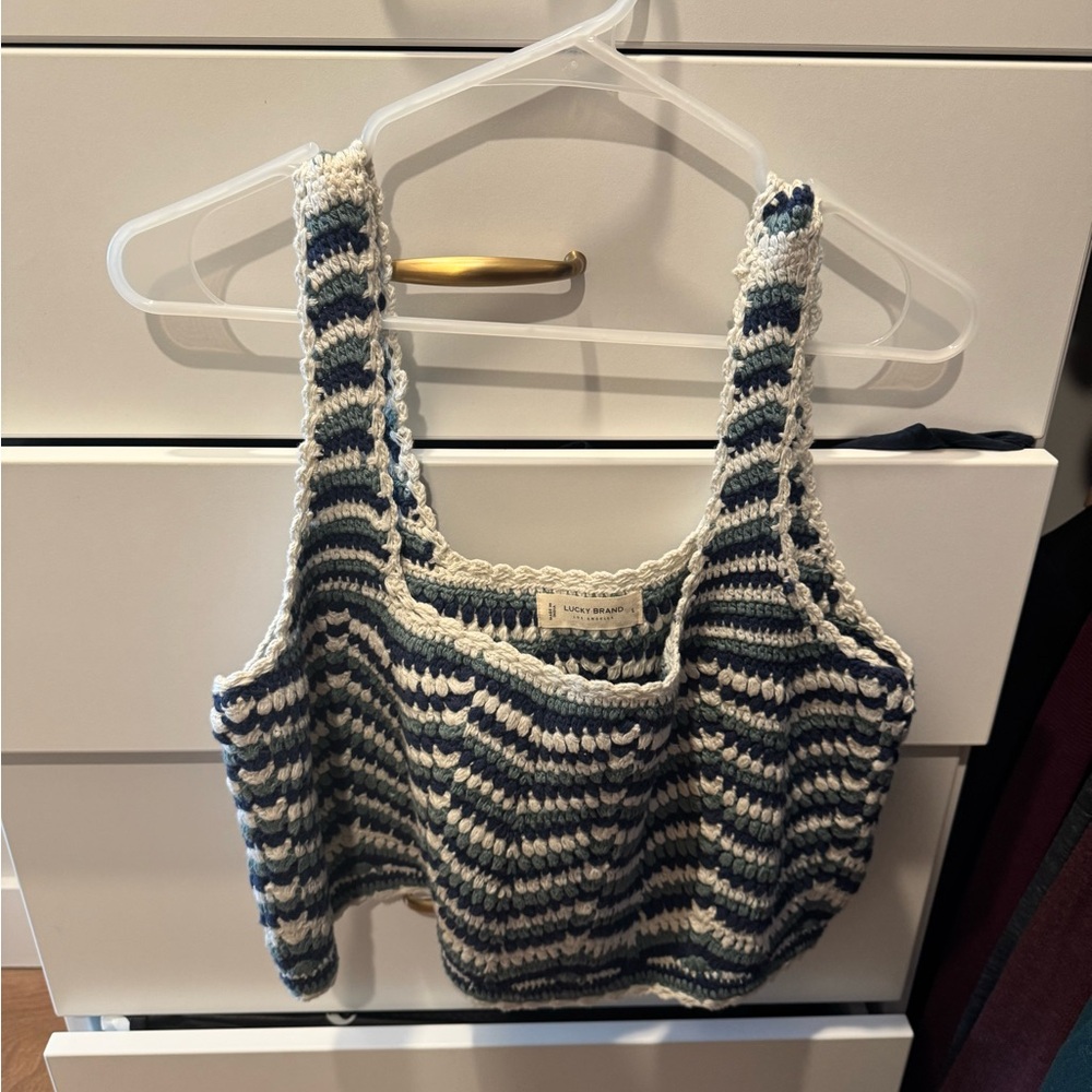 Lucky Brand NWOT Crochet Top